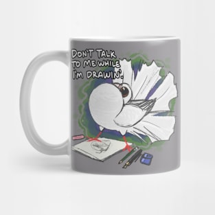 Art Pigeon Mug